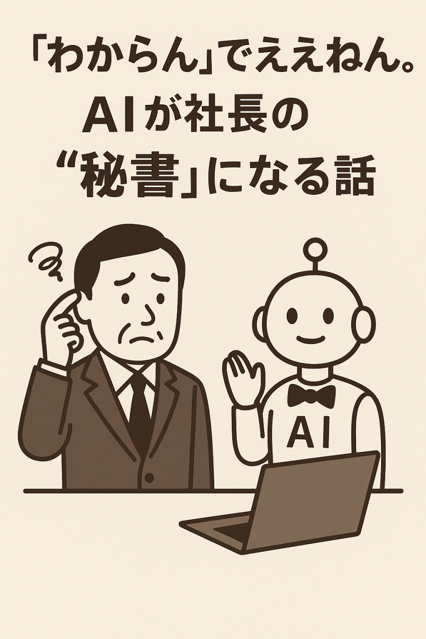 『わからん』でええねん。AIが社長の“秘書”になる話